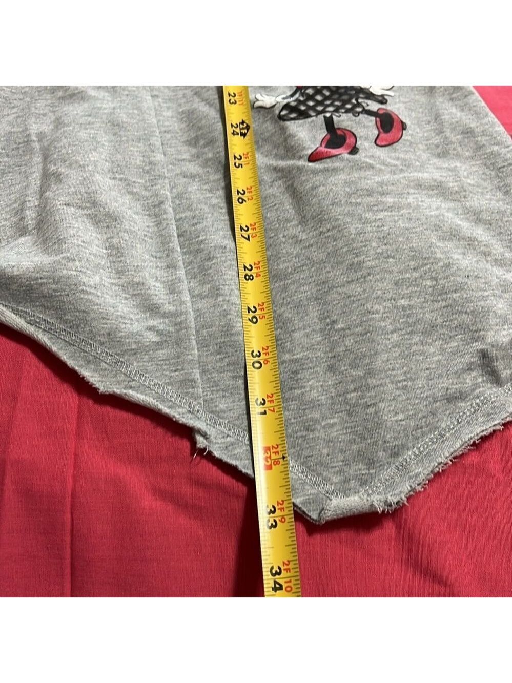 DISNEY PARKS Minnie Mouse zip hoodie. Great with gingham accents. XXL - Picture 6 of 8